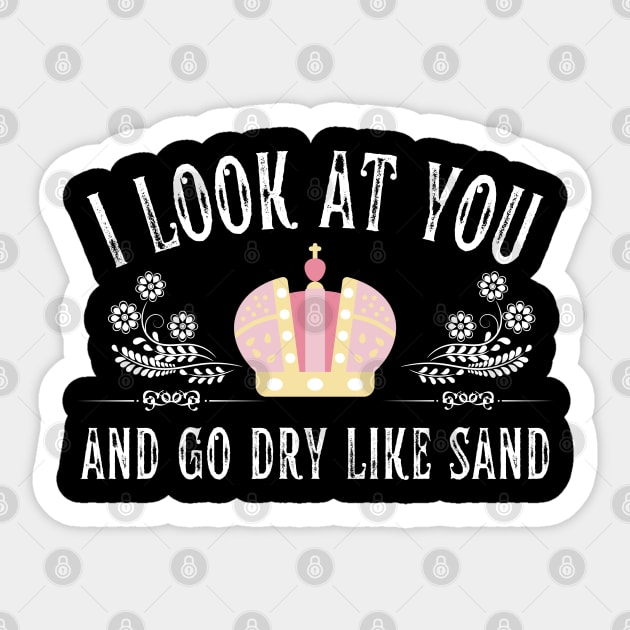 Dry Like Sand Funny Huzzah Sticker by MalibuSun